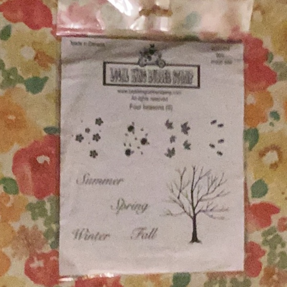 Four seasons stamp set